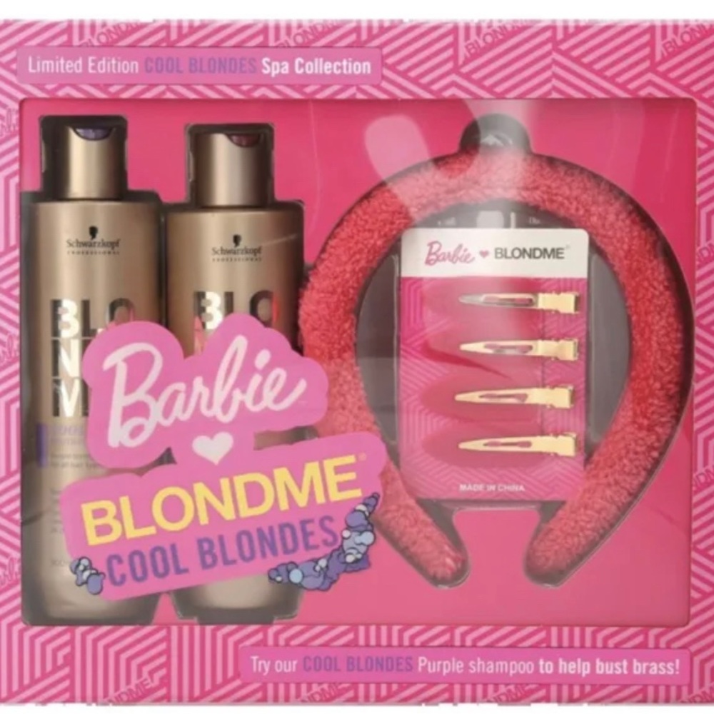 Schwarzkopf BLONDME x BARBIE™ Home Spa Collection – Cool Blondes Kit